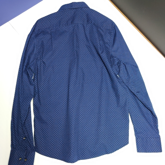 Denim & Flower Long Sleeve Button Up Shirt Large - Picture 7 of 7